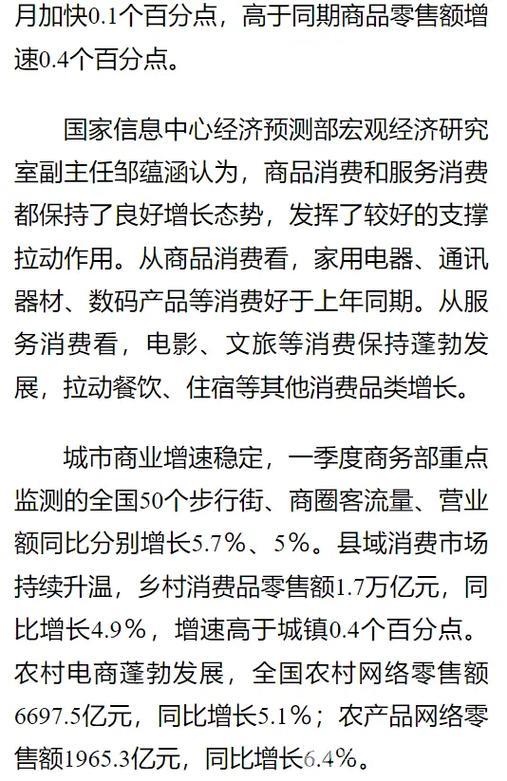 经济日报:消费市场保持升温势头|中国经济新看点 经济日报:消费市场保持升温势头|中国经济新看点